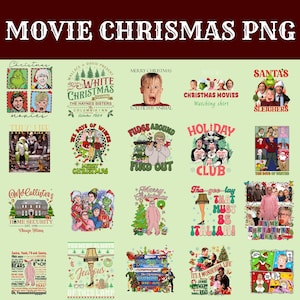 Retro Movie Christmas Bundle Png,Merry Christmas Bundle Png,Christmas Bundle Png,90s Style Vintage Christmas
