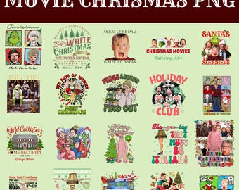 Retro Movie Christmas Bundle Png,Merry Christmas Bundle Png,Christmas Bundle Png,90s Style Vintage Christmas