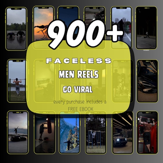 900+ Faceless Men Reels Dark Aesthetic Done For You Content Digital Marketing Videos , MRR/PLR, Lifestyle men