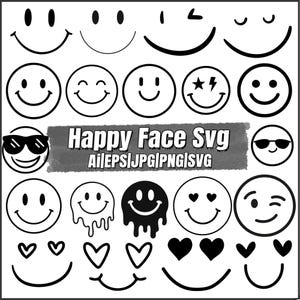 Imágenes prediseñadas SVG de caras sonrientes, imágenes prediseñadas SVG de caras sonrientes, SVG de sonrisa grunge, SVG de cara goteando, SVG de graffiti, SVG de arte callejero, SVG de cara urbana