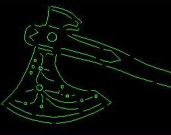 Viking Axe DXF