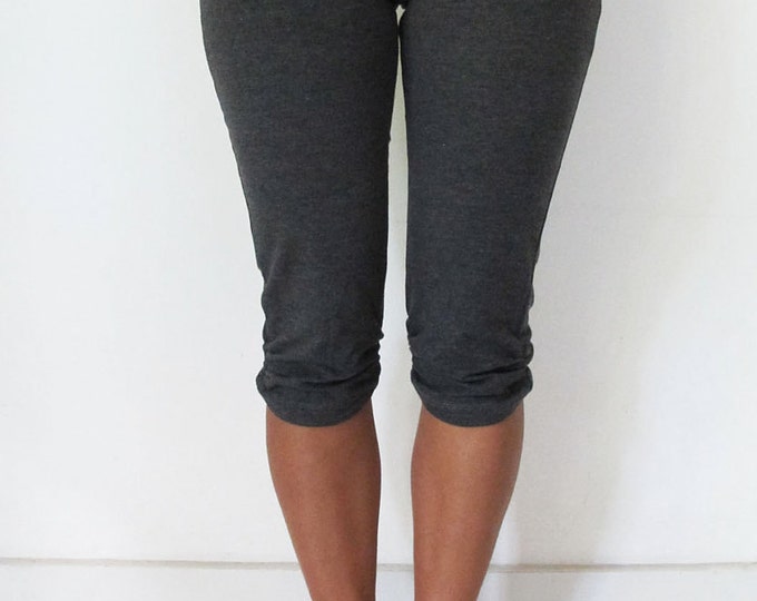 50 DISCOUNT HAMSA cotton Lycra Yoga Pants With Ruffle Detail.yoga