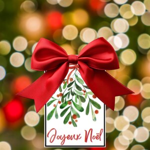 Christmas Gift Tags - French