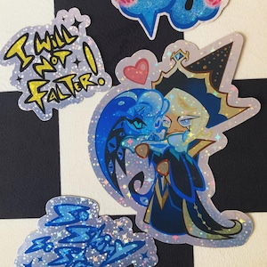 Cookie Run Sticker pack - Shadow Milk Cookie and Truthless Recluse