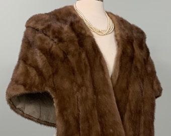 Vintage Mink Stole, 1960s Mink Wrap, Glamorous Glam, Hollywood Glamour, Rockabilly, Pinup, Bombshell, Winter Wedding, Luxury, Luxe