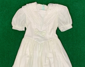 Mint Green and White Lace Girl’s Dress by Scott McClintock - Girl's Size 8 - Vintage Mint Green Easter Dress