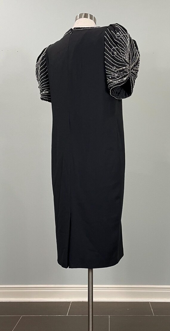 Jack Dryan Black Formal w/ Dramatic Rhinestone Be… - image 6