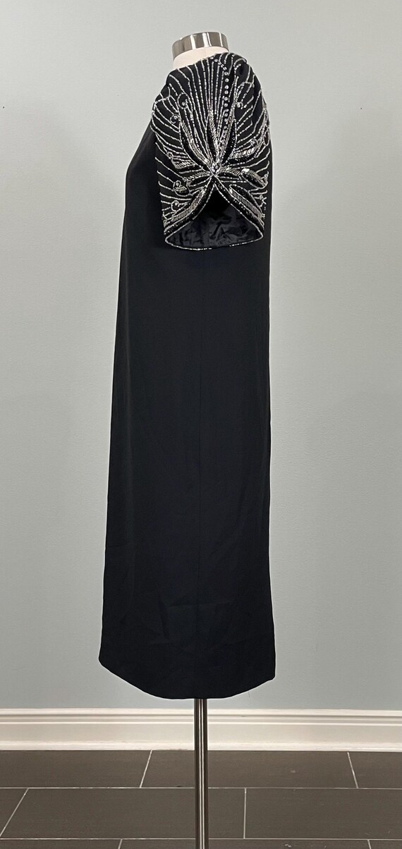 Jack Dryan Black Formal w/ Dramatic Rhinestone Be… - image 8