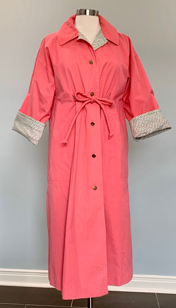 1970s Pink Trench Coat - Pink Trench Coat by Bonni