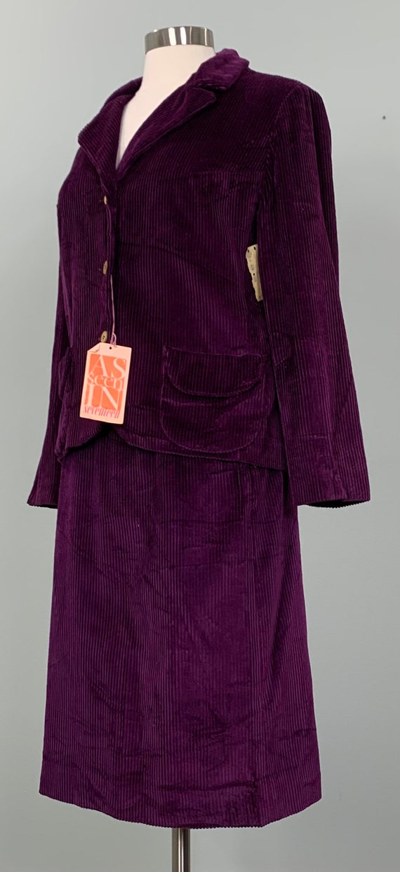 Purple Corduroy Skirt Set by Majestic - Size 4/6 … - image 2