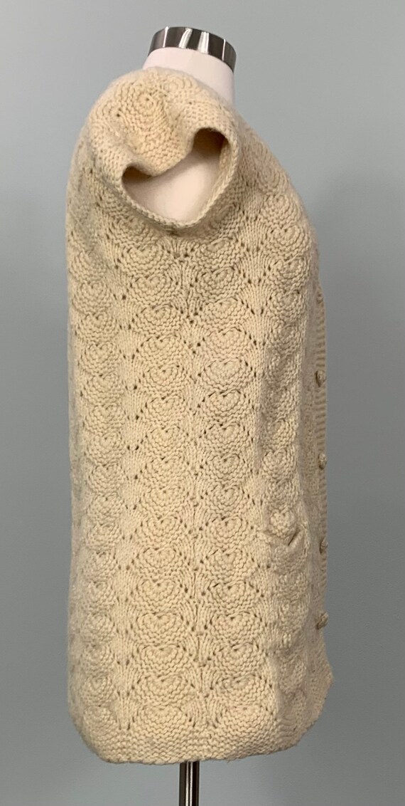 Beige Wool Cardigan