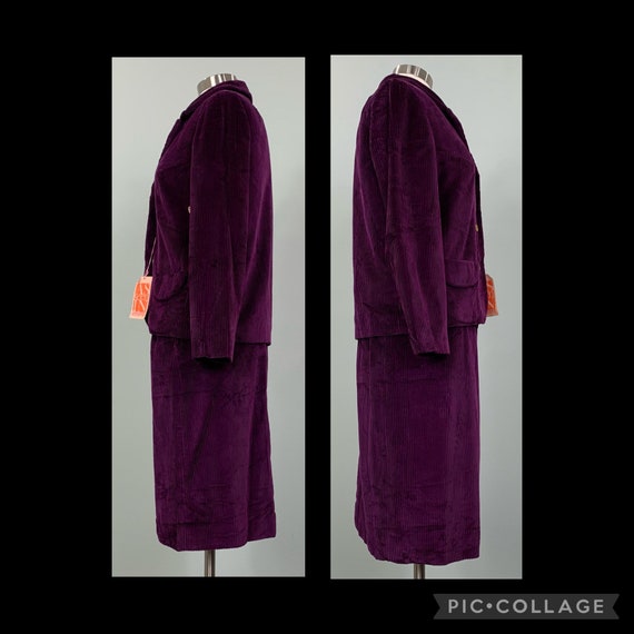 Purple Corduroy Skirt Set by Majestic - Size 4/6 … - image 3