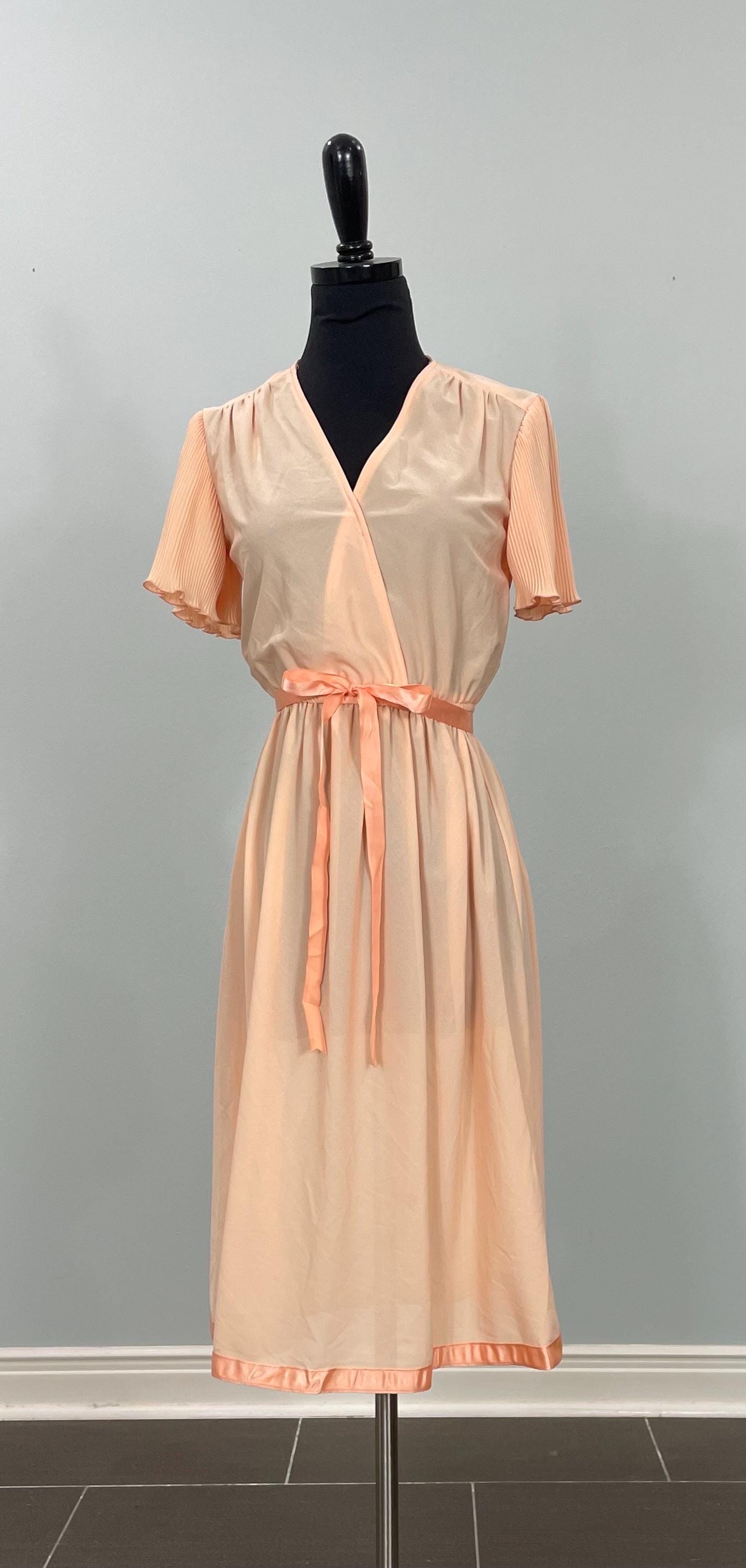 80s Ribbon Dress - Etsy