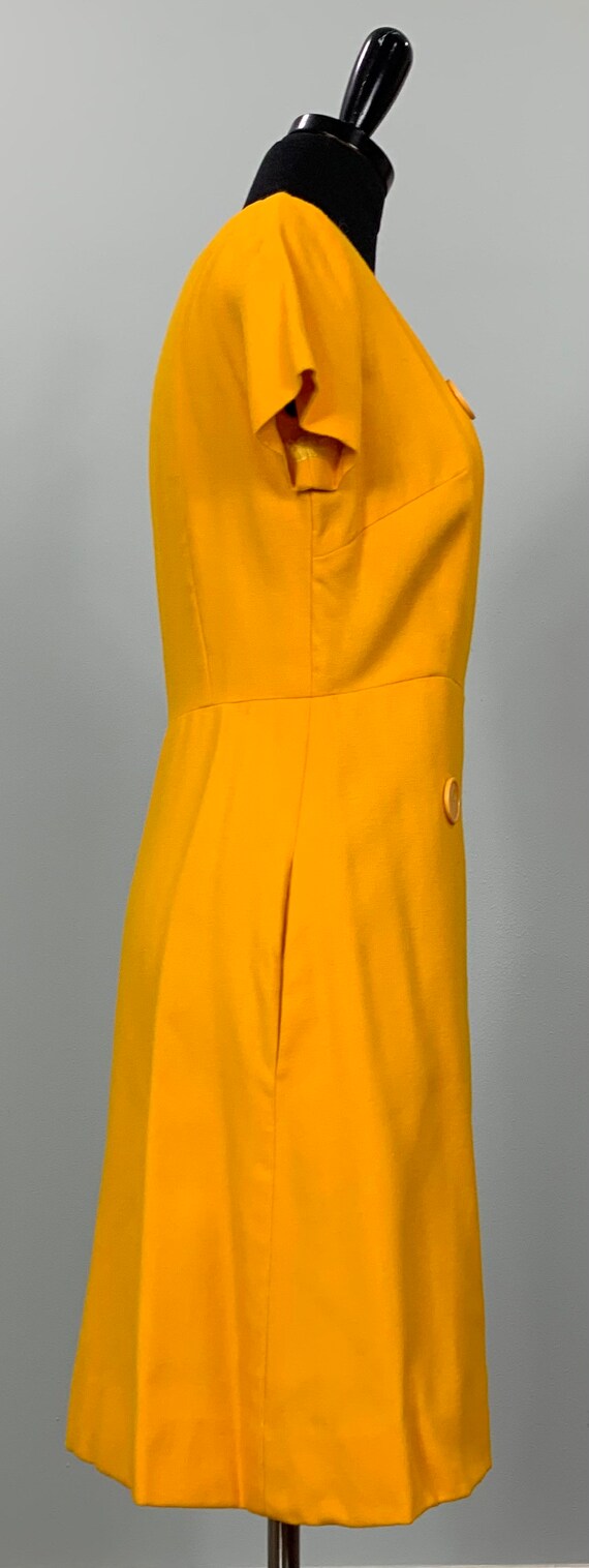 Marigold Dress by Leslie Fay - Size 6/8 - 60s Mod… - image 4