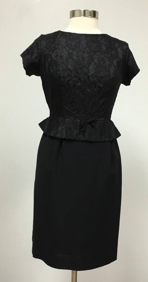 casual black lace dress