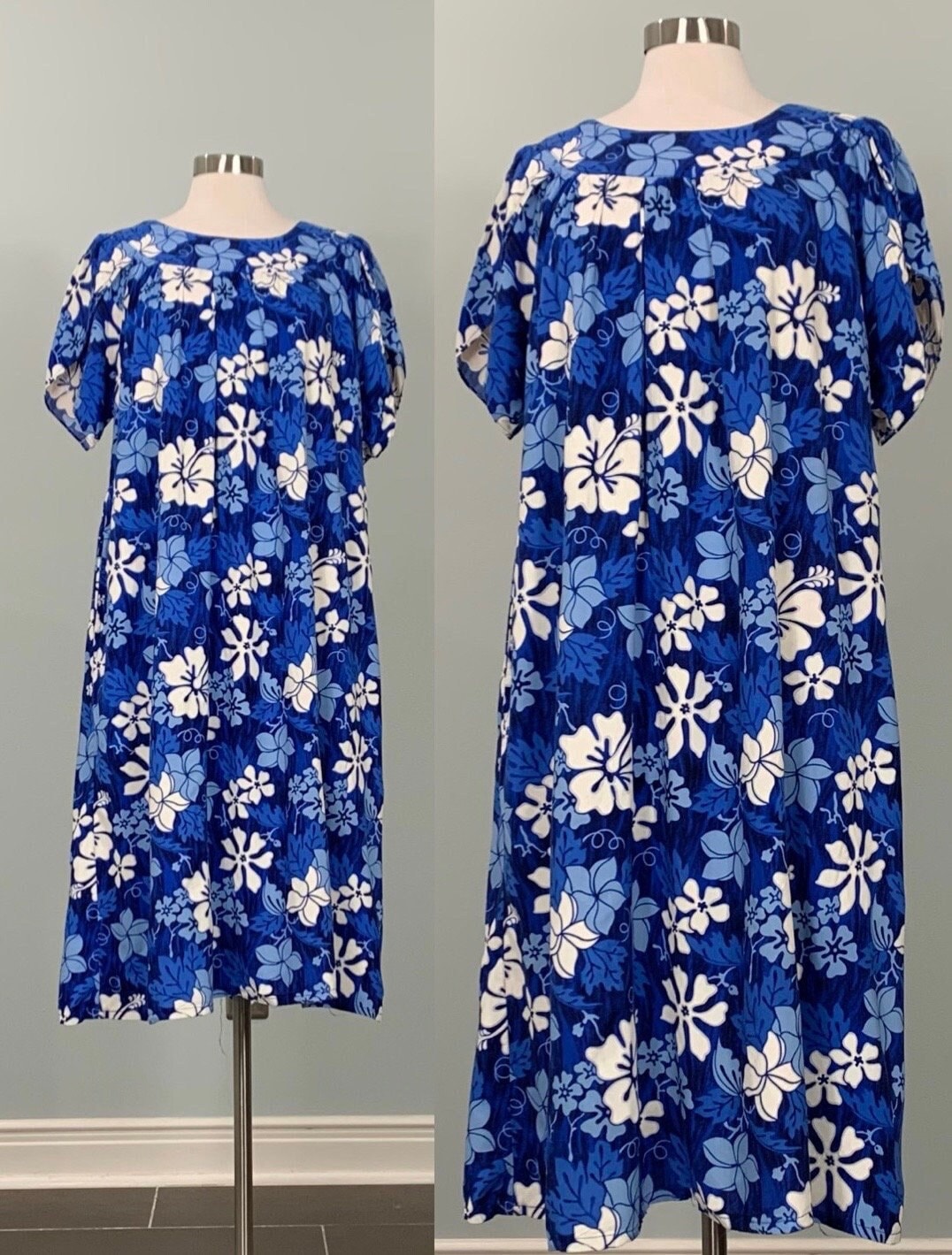 Hawaiian muumuu plus size hot sale