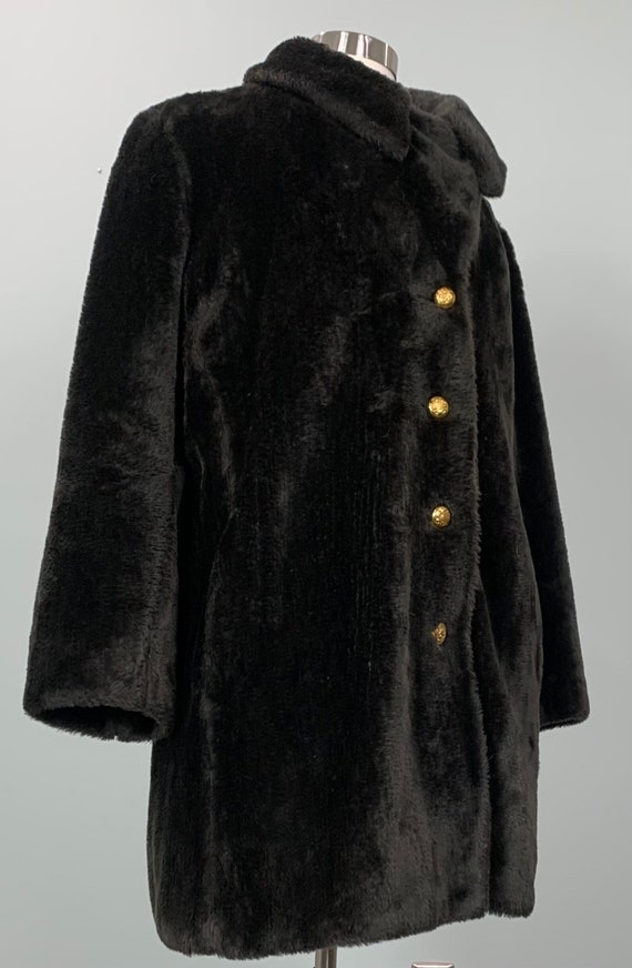 Faux Fur Coat by Malden - Size 14/16 - Vintage Mo… - image 3