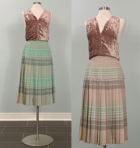 Green plaid skirt queen size 2025