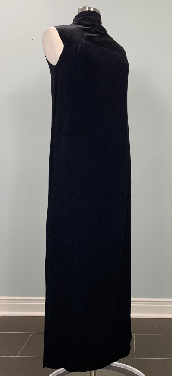 Black Floor Length Sleeveless Maxi Dress by Sweat… - image 1