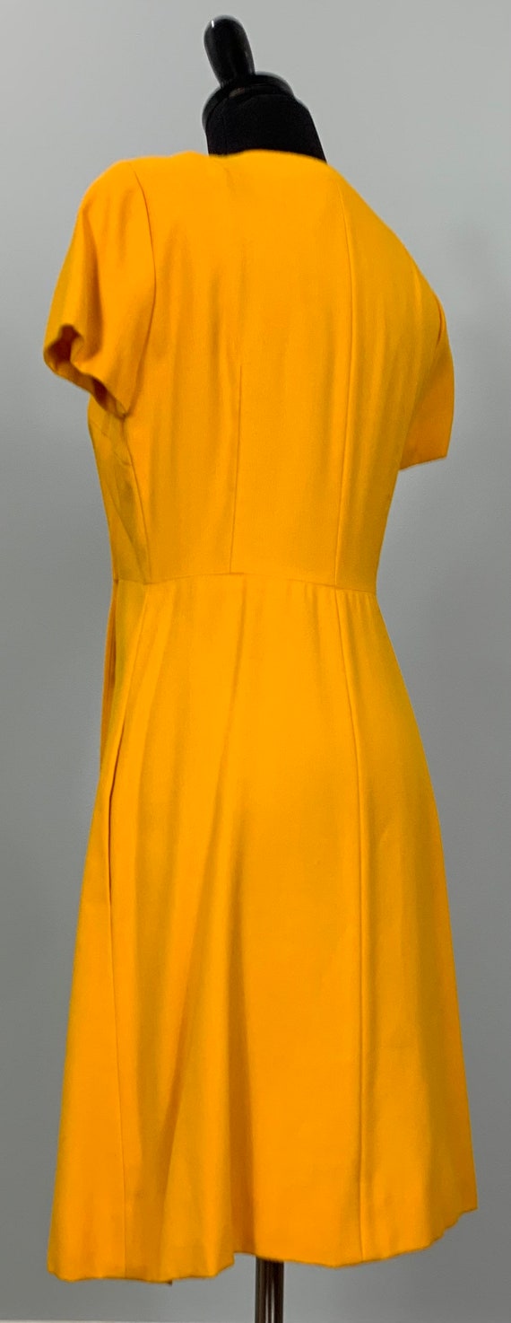 Marigold Dress by Leslie Fay - Size 6/8 - 60s Mod… - image 7