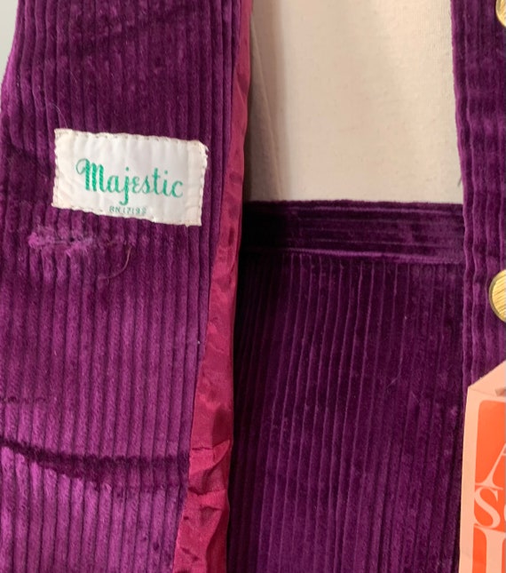 Purple Corduroy Skirt Set by Majestic - Size 4/6 … - image 9