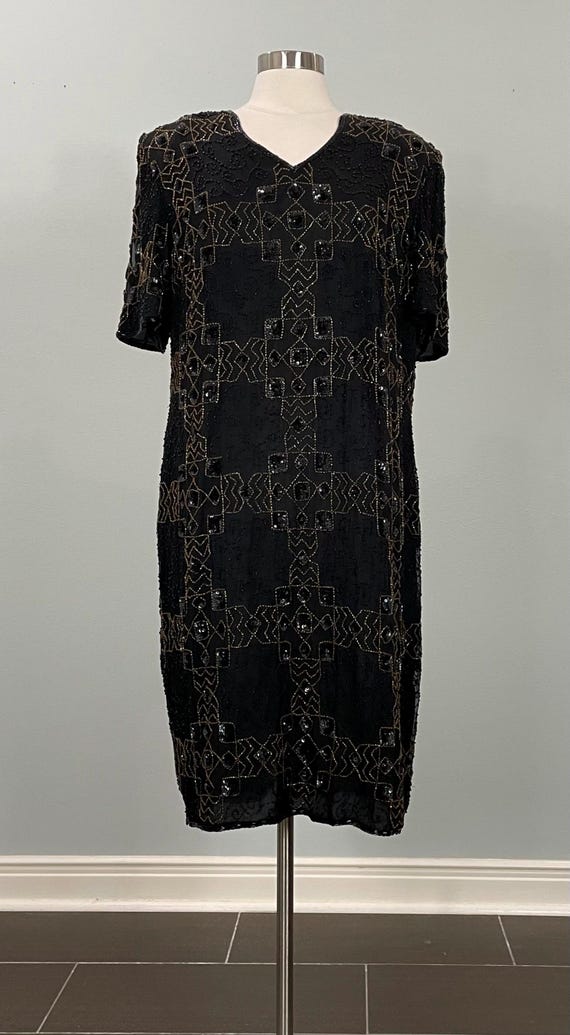 ebay beaded dress Lara 29744