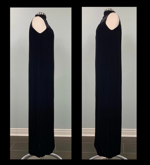 Black Floor Length Sleeveless Maxi Dress by Sweat… - image 8
