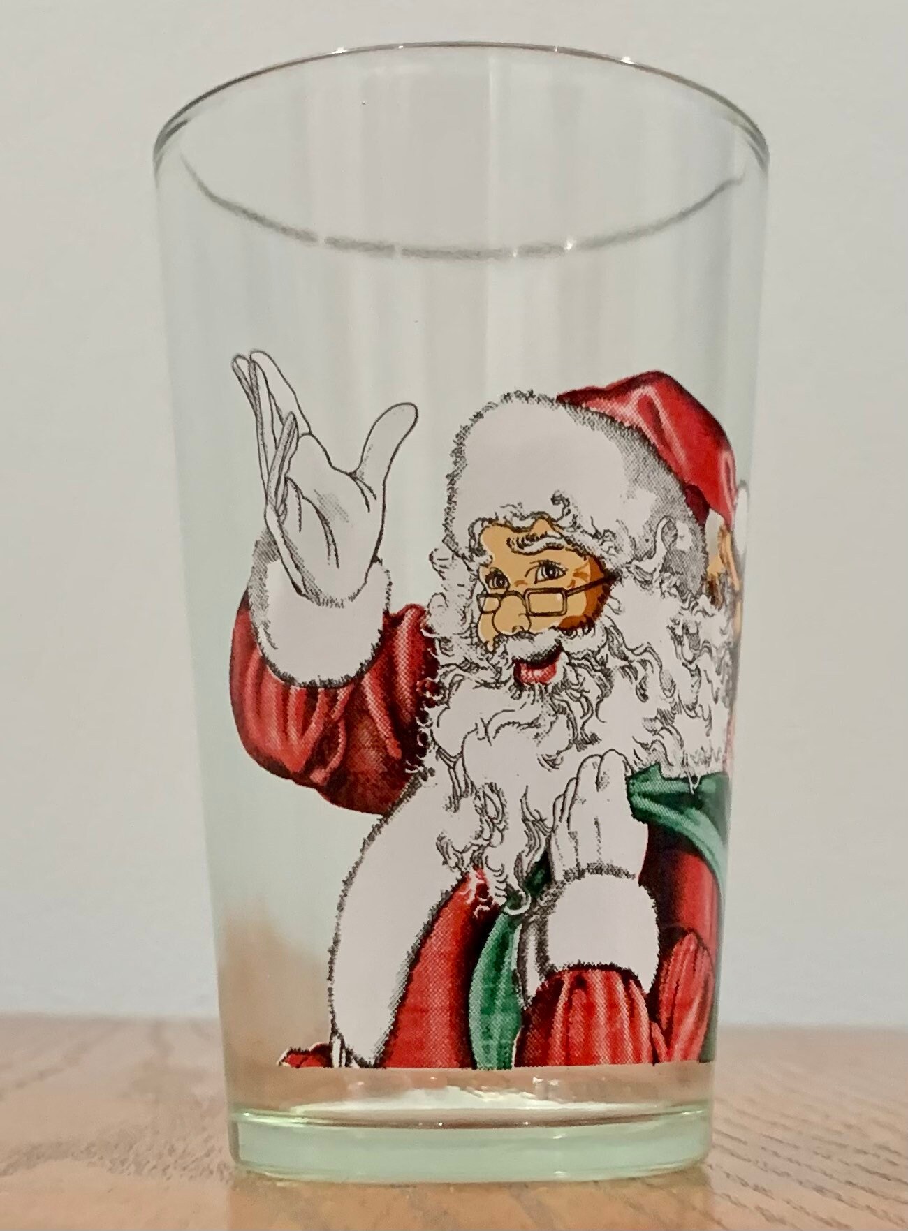 Firna Santa Christmas Drinking Glasses Cups Set of 6 Indonesia