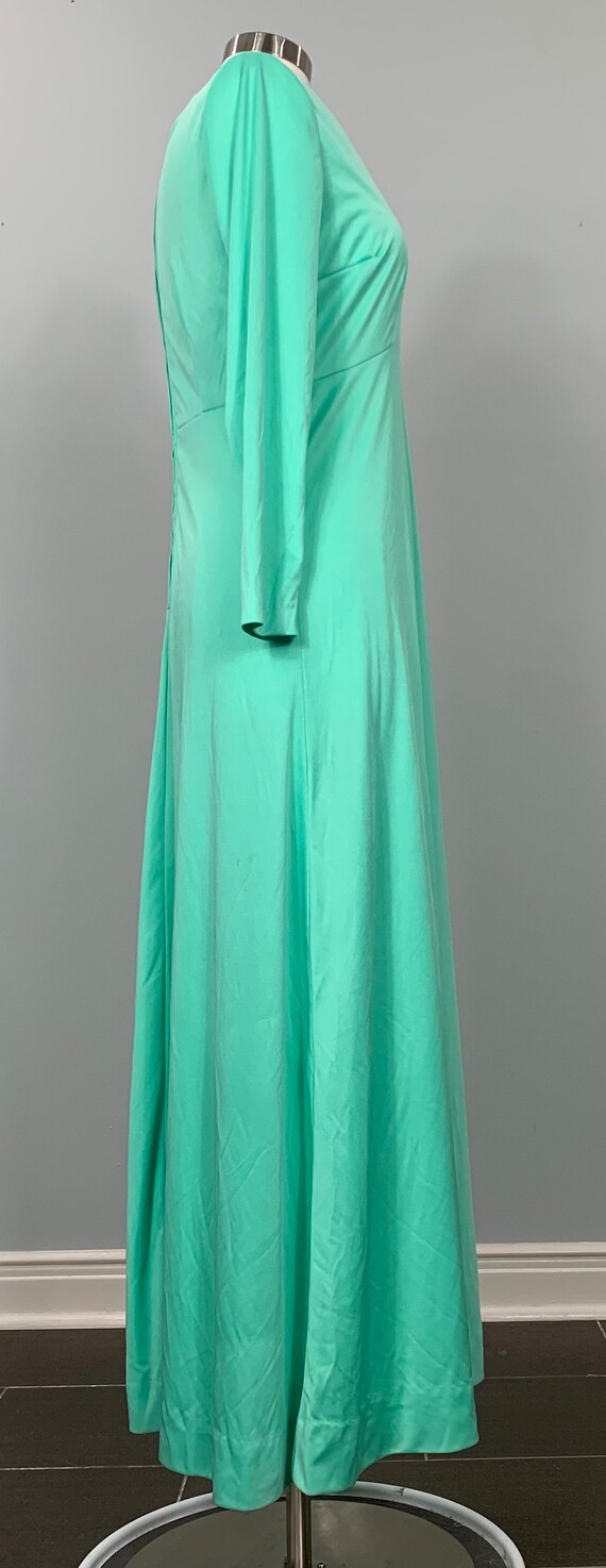 Mint Green A-line Formal Maxi Dress - Size 6/8 - … - image 8