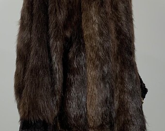 Sheared Beaver Coat - Unisex Vintage Fur Coat - Canadian Sheared Beaver Coat - Unisex Vintage Fur Coat - Canadian