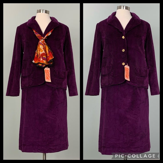 Purple Corduroy Skirt Set by Majestic - Size 4/6 … - image 10
