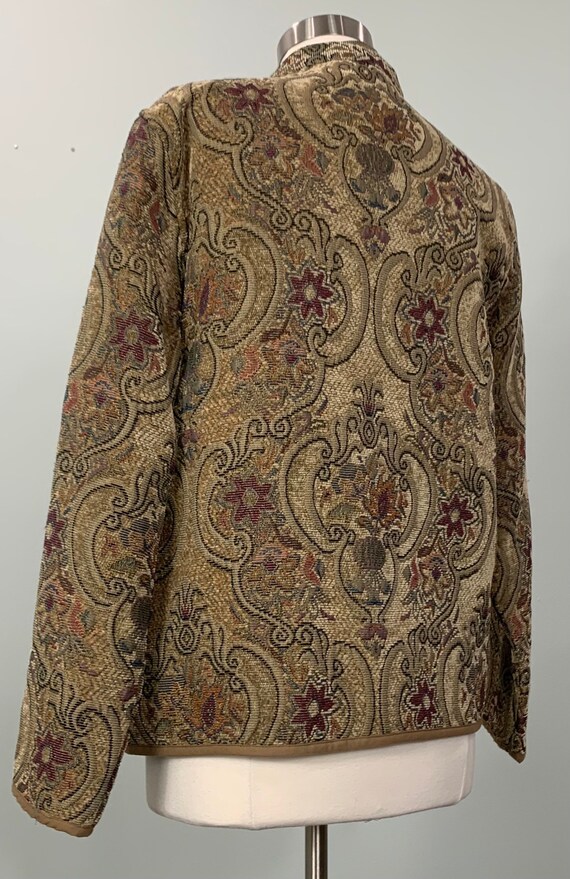 Floral Tapestry Blazer by Flashback - Size 8/10 -… - image 4