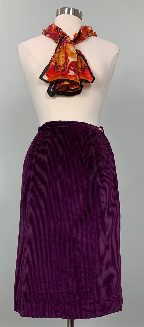 Purple Corduroy Skirt Set by Majestic - Size 4/6 … - image 6