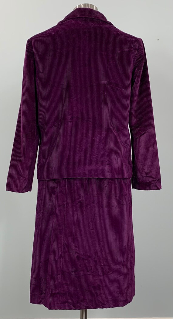 Purple Corduroy Skirt Set by Majestic - Size 4/6 … - image 5