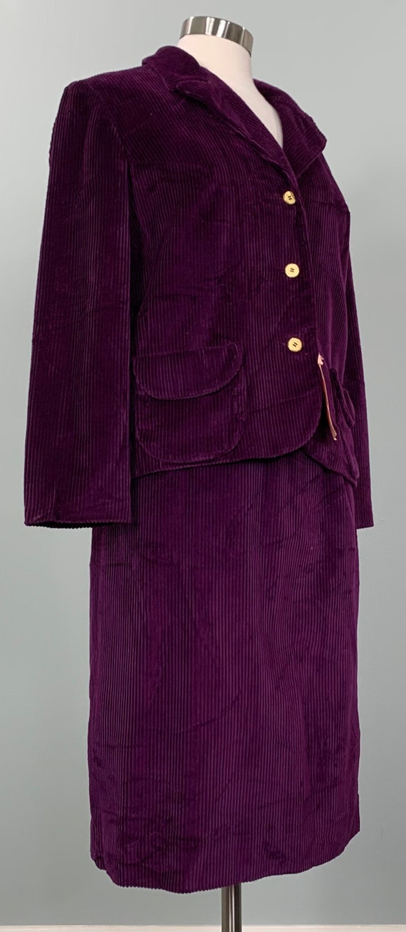 Purple Corduroy Skirt Set by Majestic - Size 4/6 -
