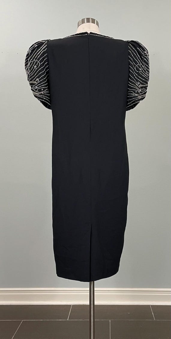 Jack Dryan Black Formal w/ Dramatic Rhinestone Be… - image 7