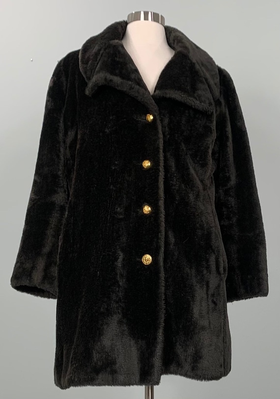 Faux Fur Coat by Malden - Size 14/16 - Vintage Mo… - image 2