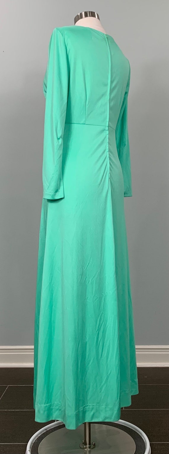 Mint Green A-line Formal Maxi Dress - Size 6/8 - … - image 5