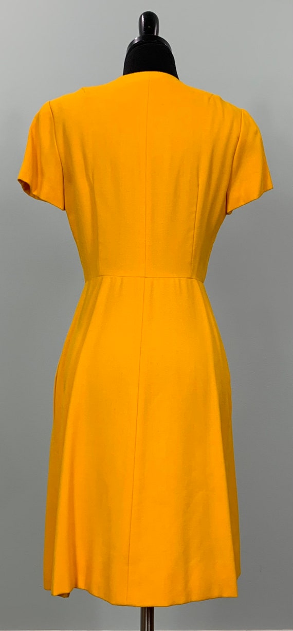 Marigold Dress by Leslie Fay - Size 6/8 - 60s Mod… - image 8