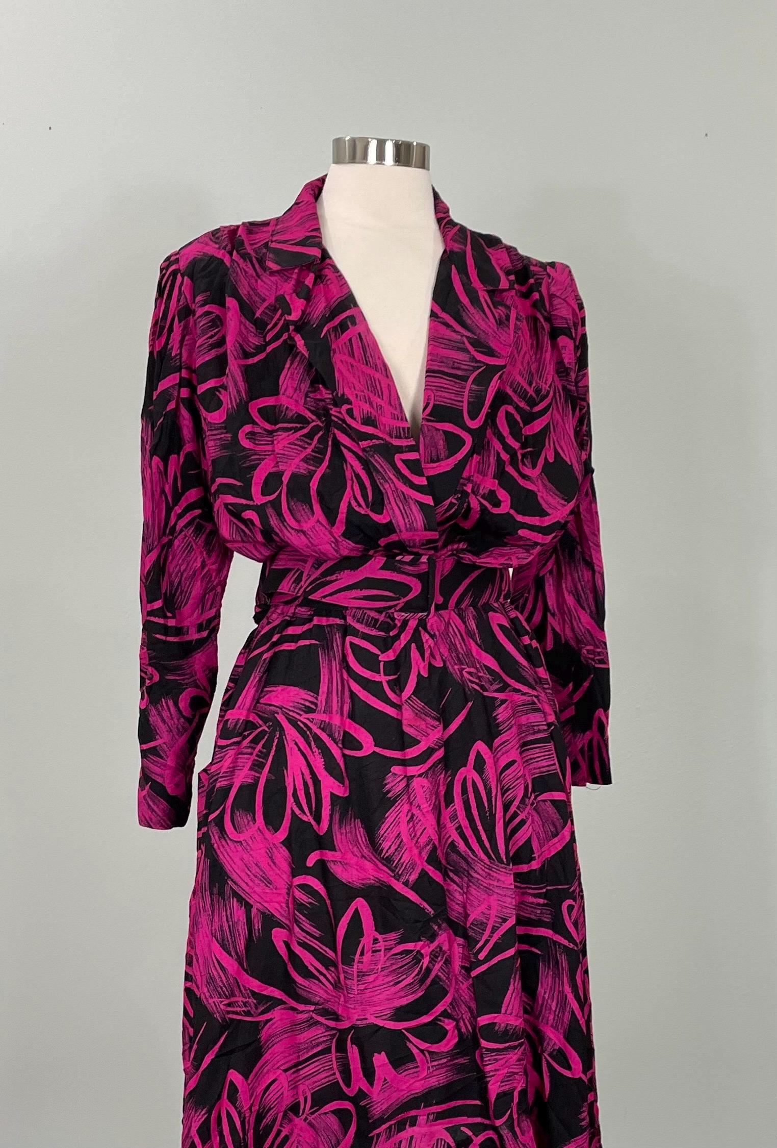 strapless open back dress Hot Pink, Retro Tropic Embroidered Florals, Cotton Woven Fabric – Boho  Fabrics