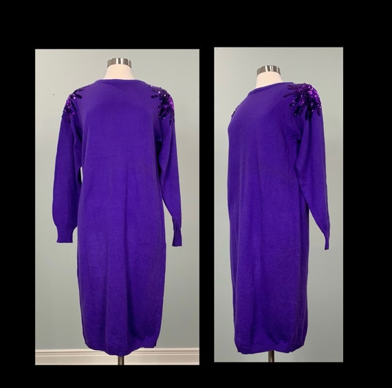 Robe pull violette hotsell