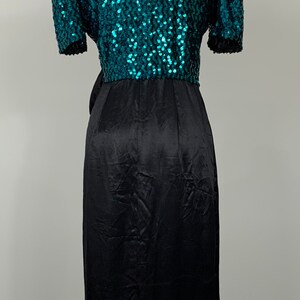 Teal 80s Sequin Matching Set (XL)