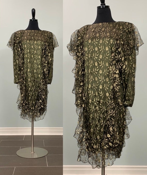The Classic Gem Dress (Army Green)