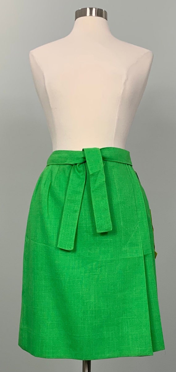 Green Pleated Mini Skirt by Evan Picone - Size 6/8