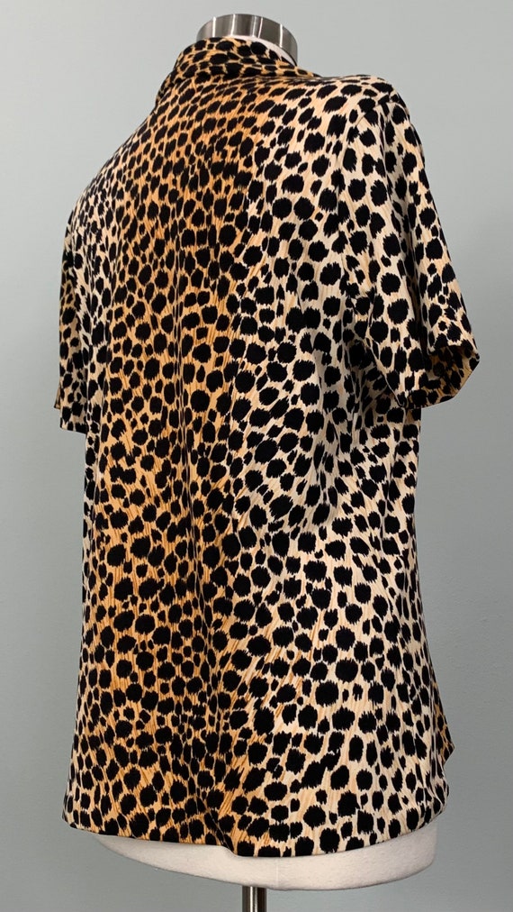 1970s Lady Winn by Teddi of California Leopard Short … - Gem