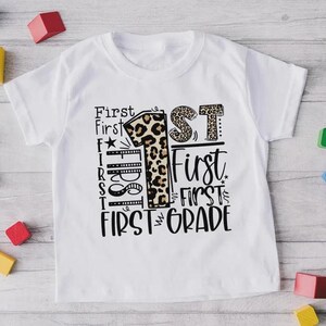 First Day of School, 1st Grade T-shirt, Back to School T-shirt, 1st Grade, School Days, Kids Back to School Shirt, First Grade