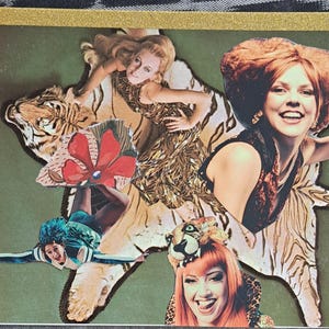 Filles de cirque avec tigre