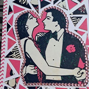 Couple glamour dansant