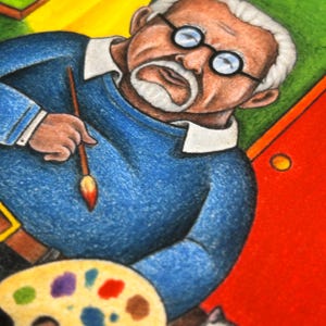 Fernando Botero, Wall art, illustration, Giclee print, Latin art, art, painting