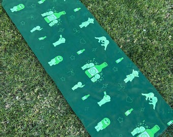 Pashmina Smiski reactiva a los rayos UV / Bufanda para festivales rave